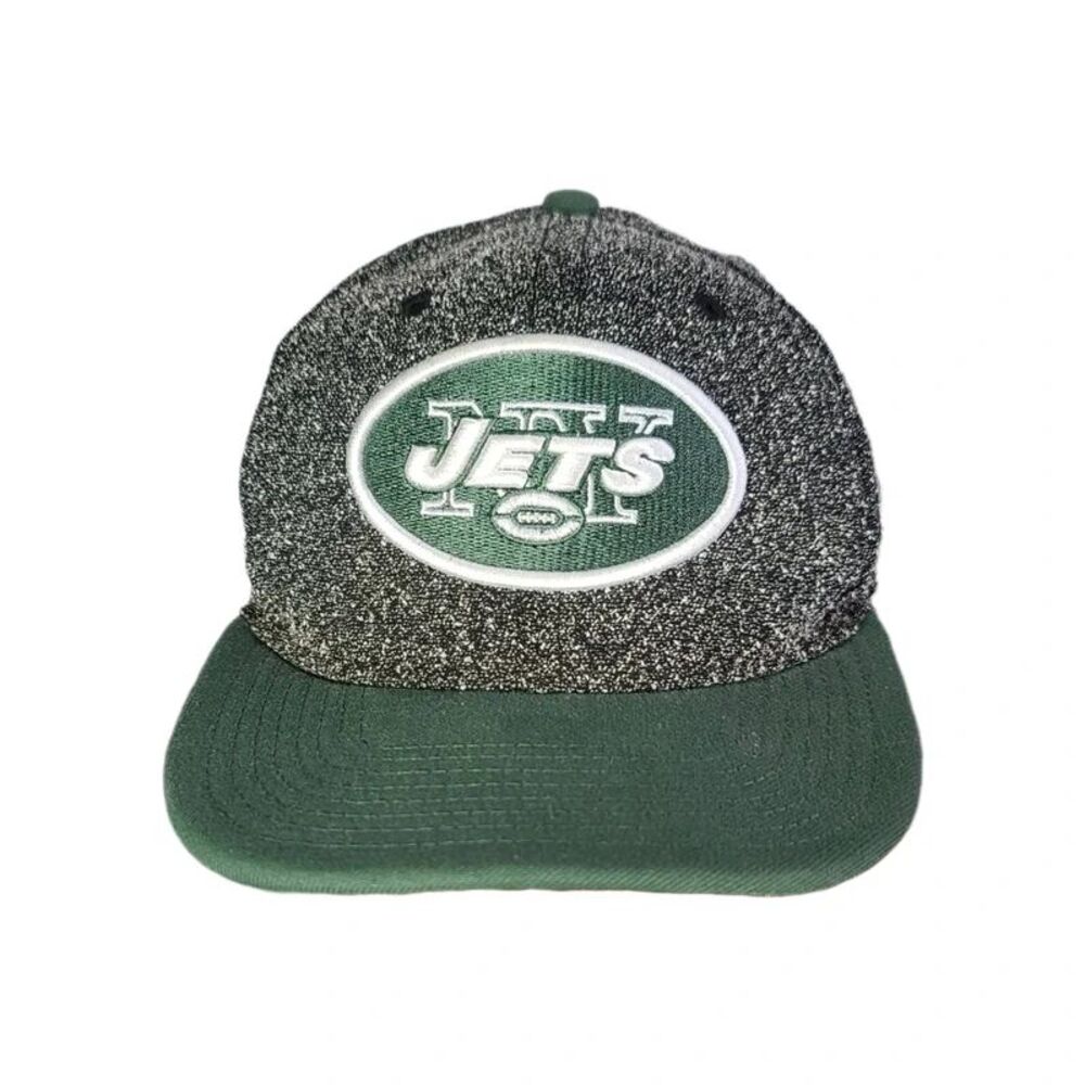 Vintage New York Jets New Era 9FIFTY Snapback Hat Crown Green Brim NFL